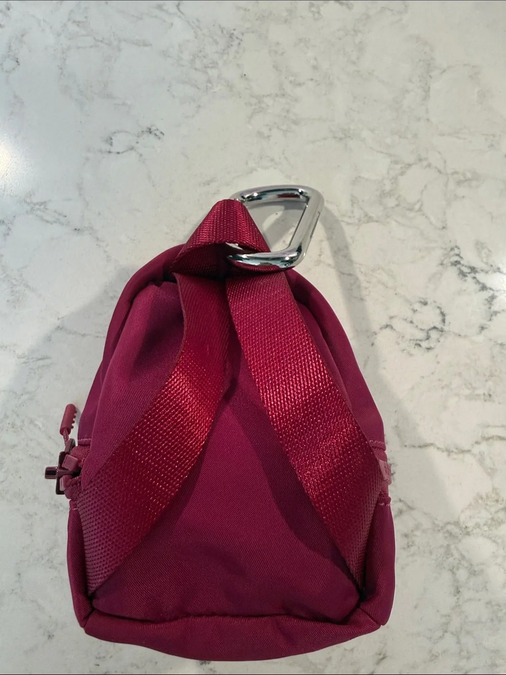 Lululemon backpack keychain charm